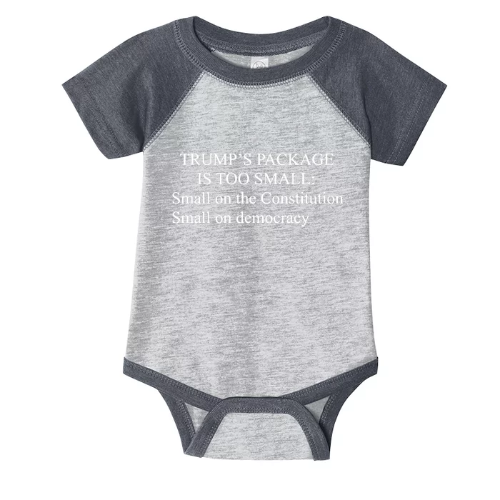 Trump Too Small Infant Baby Jersey Bodysuit