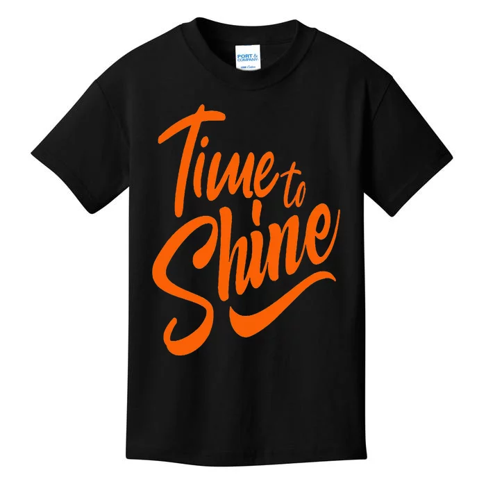 Time To Shine Kids T-Shirt