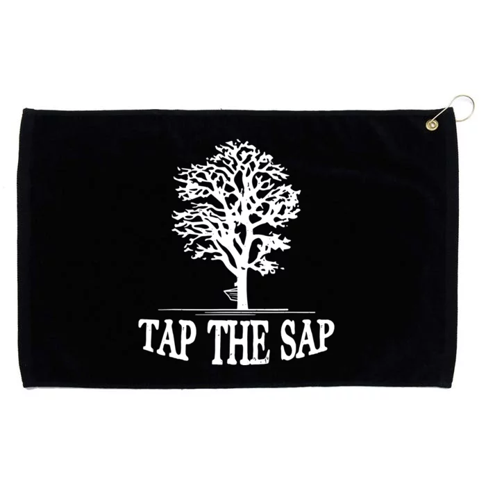 Tap The Sap For Maple Syrup Tree Lovers Grommeted Golf Towel