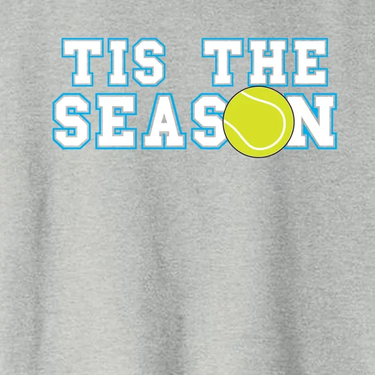 Tis The Season Tennis Player Gift Women's Crop Top Tee