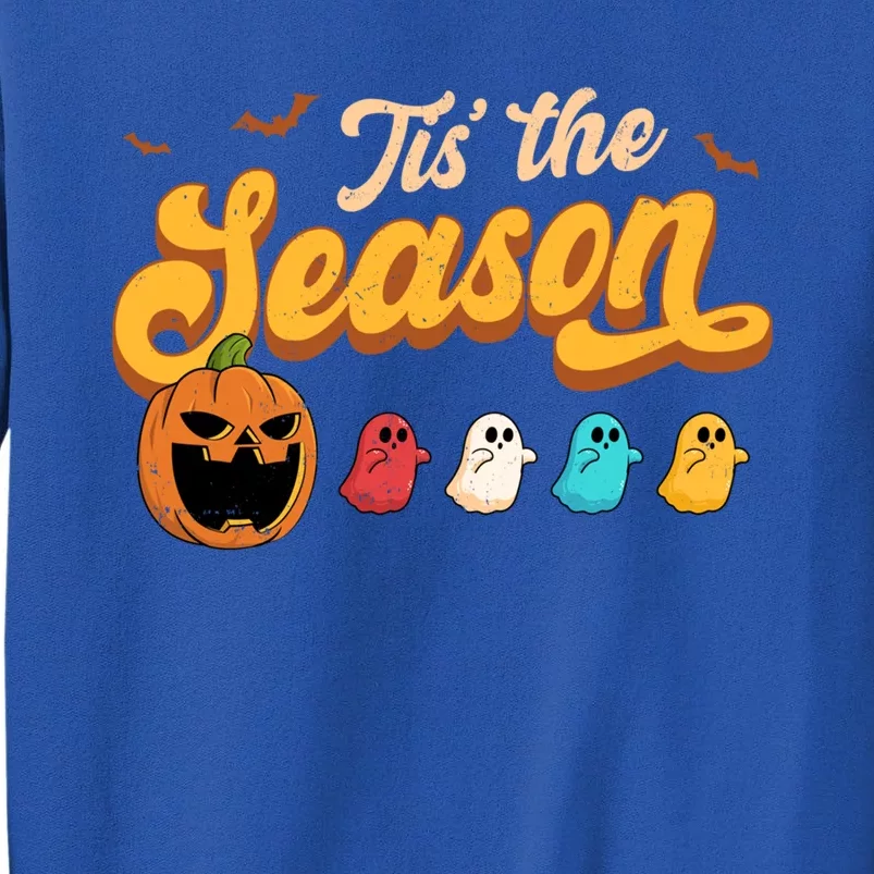 Tis The Season Halloween Evil Pumpkin Eating Ghost Gift Sweatshirt