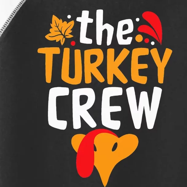 Thanksgiving Turkey Squad Fun Festive Toddler Fine Jersey T-Shirt