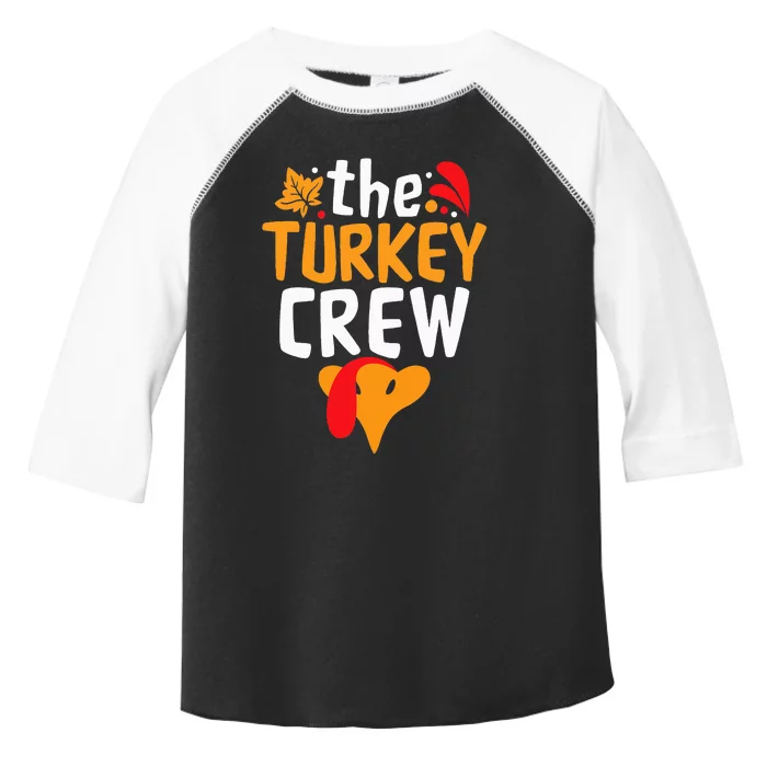 Thanksgiving Turkey Squad Fun Festive Toddler Fine Jersey T-Shirt