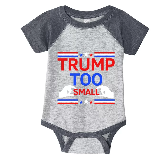 Trump Too Small Infant Baby Jersey Bodysuit