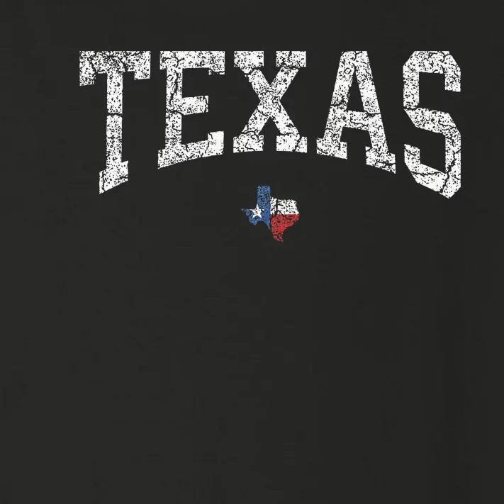 Texas Texas State Map Flag Distressed Toddler Long Sleeve Shirt