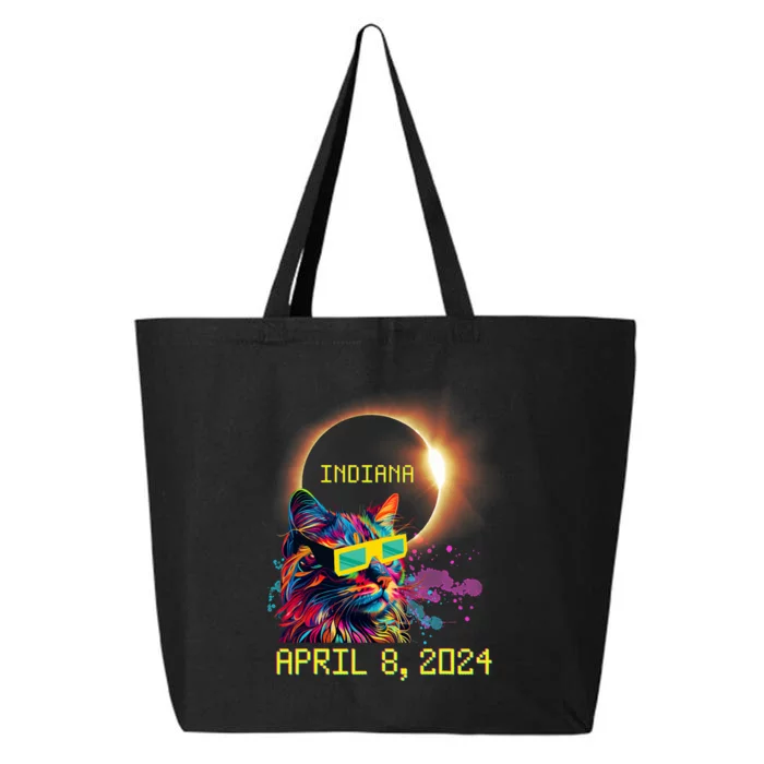 Totality Total Solar Eclipse Cat April 8 2024 Indiana 25L Jumbo Tote