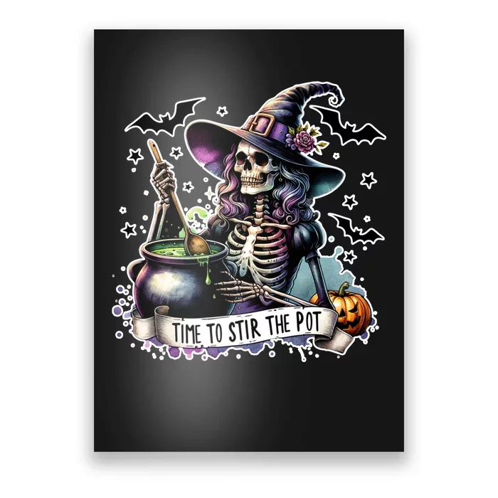 Time To Stir The Pot Witch Halloween Poster