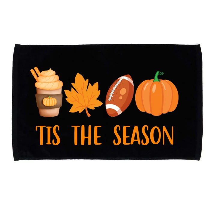 Tis The Season Festive Fall Lover Microfiber Hand Towel