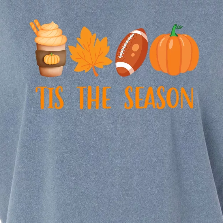 Tis The Season Festive Fall Lover Garment-Dyed Women's Muscle Tee