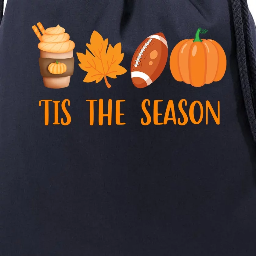 Tis The Season Festive Fall Lover Drawstring Bag