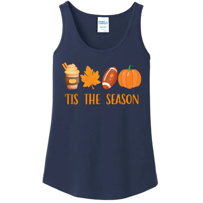 Tis The Season Festive Fall Lover Ladies Essential Tank