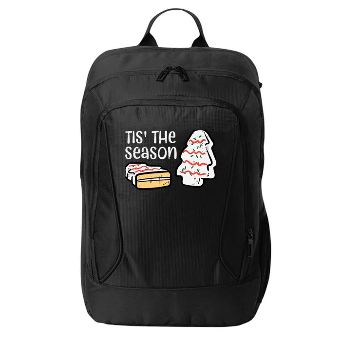 Tis The Season Christmas Tree Cake Xmas City Backpack