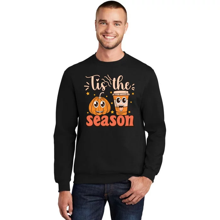 Tis The Season Pumpkin Spice Fall Vibes Autumn Season Thanksgiving Pumpkin Spice Sweatshirt