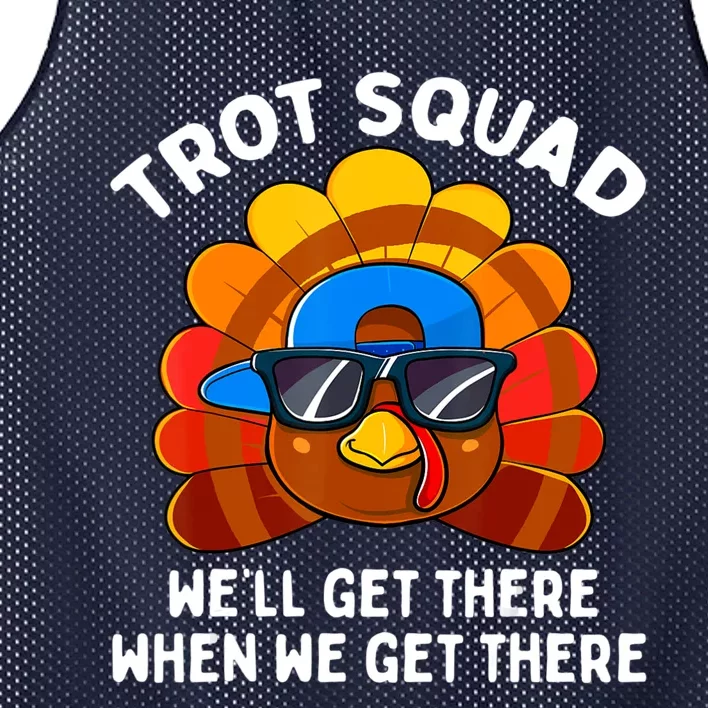 Turkey Trot Squad Thanksgiving Running Costume Mesh Reversible Basketball Jersey Tank