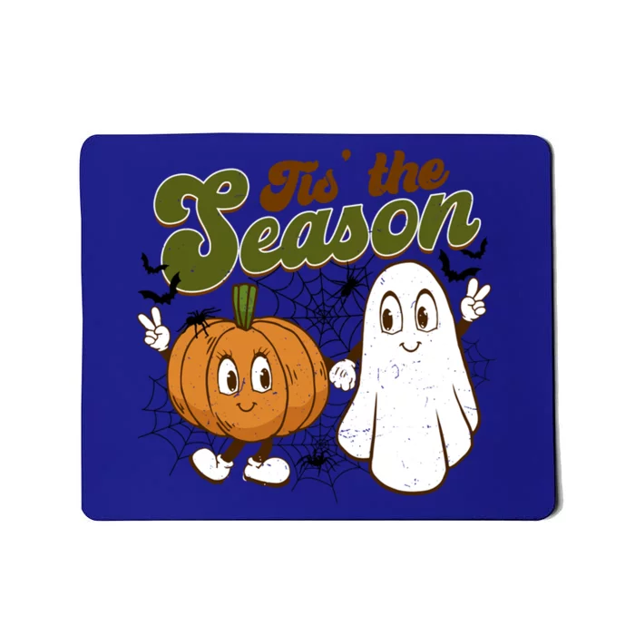 Tis The Season Pumpkin And Ghost Halloween Costume Cute Gift Mousepad