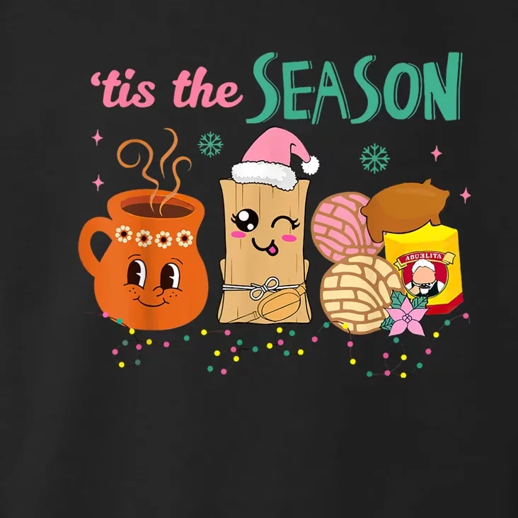 Tis The Season Concha Pan Dulce Tamales Mexican Christmas Toddler Hoodie