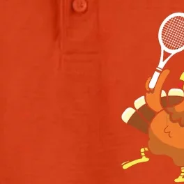 Turkey Tennis Sunset Retro Thanksgiving Sport Dry Zone Grid Performance Polo