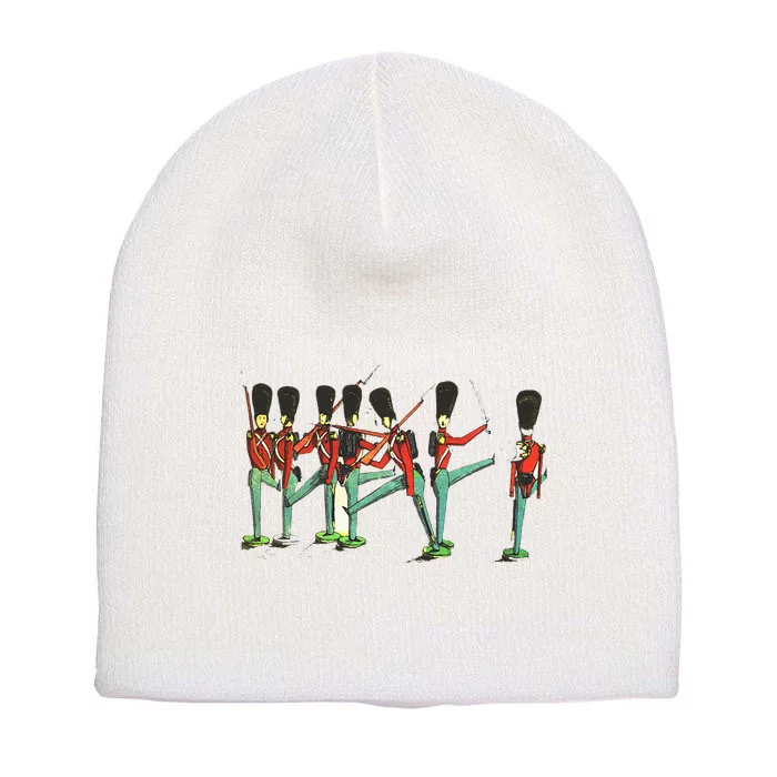 Toy Tin Soldiers Nutcracker Goofing Around Short Acrylic Beanie