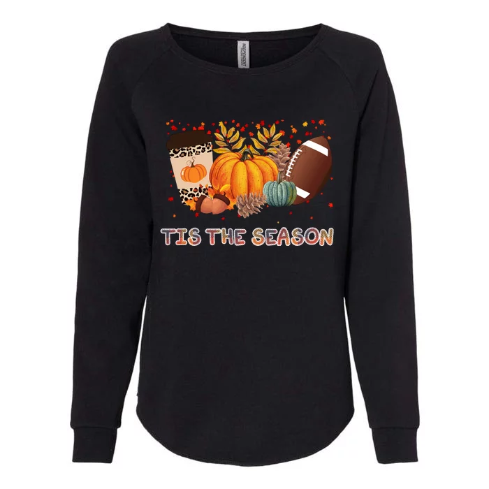 Tis The Season Fall Lover Cute Gift Womens California Wash Sweatshirt