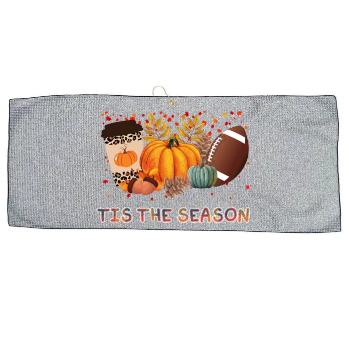 Tis The Season Fall Lover Cute Gift Large Microfiber Waffle Golf Towel