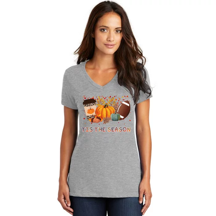 Tis The Season Fall Lover Cute Gift Women's V-Neck T-Shirt