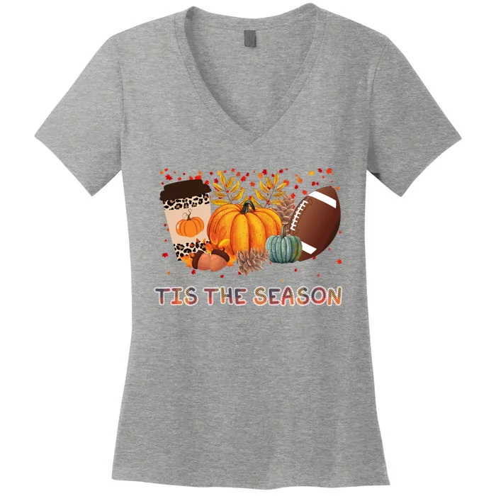 Tis The Season Fall Lover Cute Gift Women's V-Neck T-Shirt