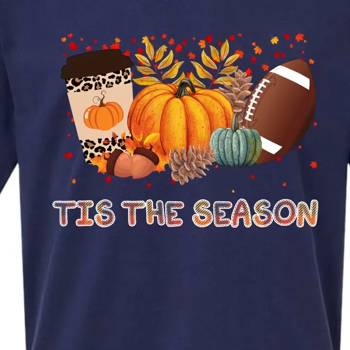 Tis The Season Fall Lover Cute Gift Sueded Cloud Jersey T-Shirt