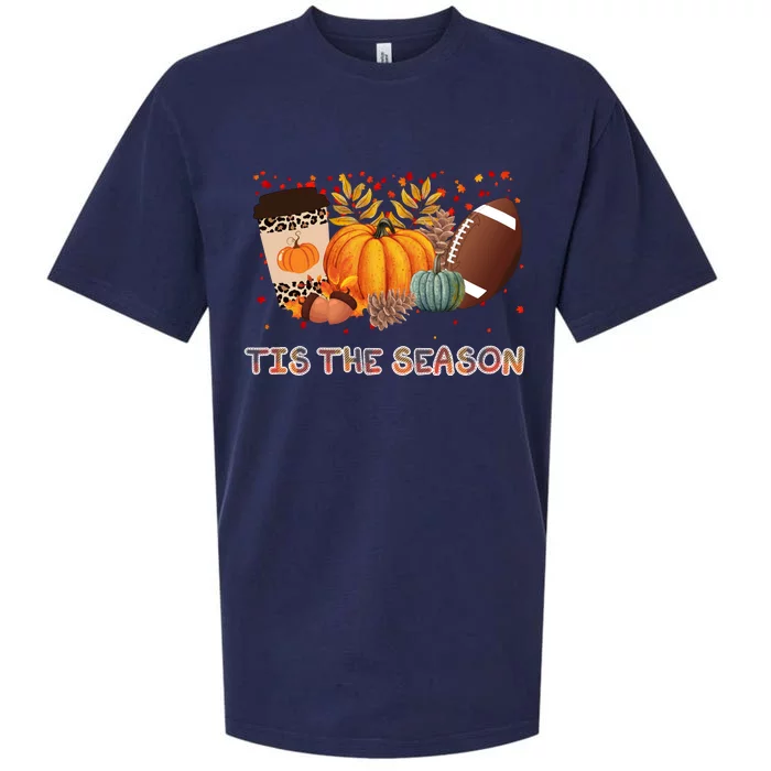 Tis The Season Fall Lover Cute Gift Sueded Cloud Jersey T-Shirt