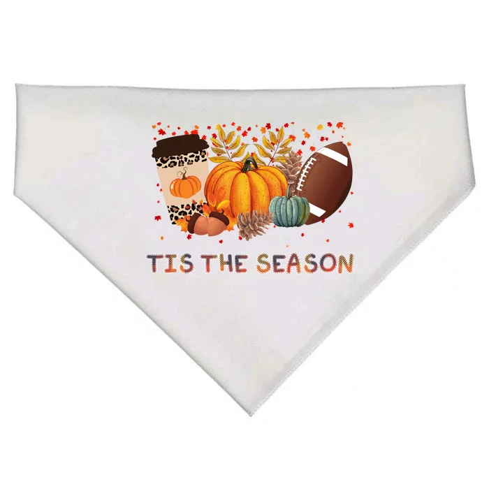 Tis The Season Fall Lover Cute Gift USA-Made Doggie Bandana