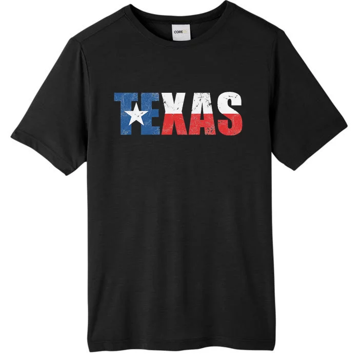 Texas Texas State Flag Vintage Texas Flag Texas State ChromaSoft Performance T-Shirt