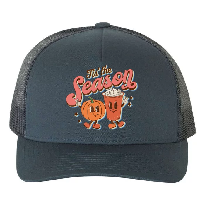 Tis The Season Pumpkin Retro Tee Spice Fall Autumn Halloween Meaningful Gift Yupoong Adult 5-Panel Trucker Hat