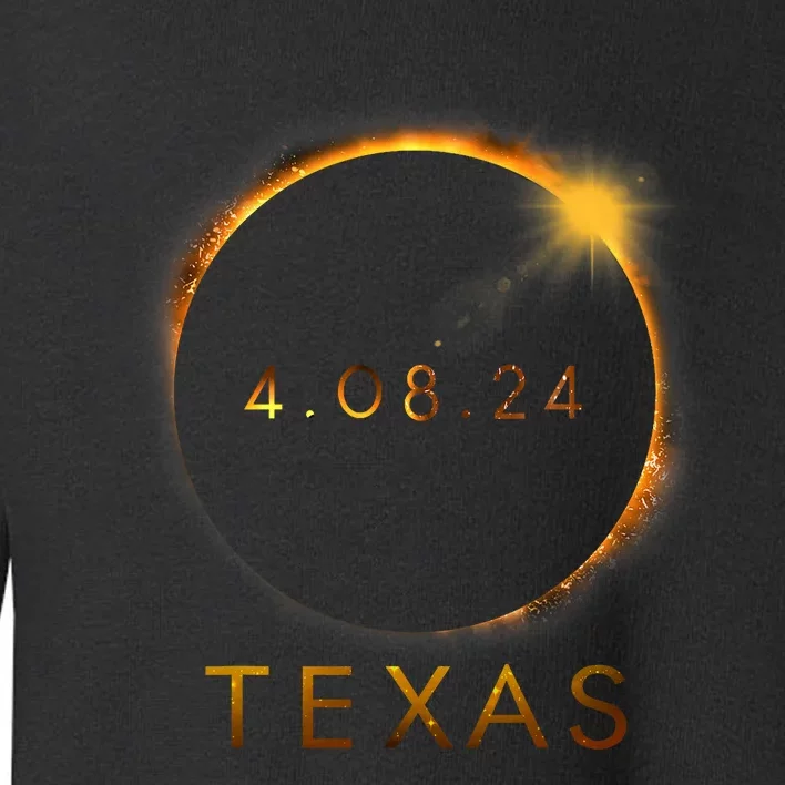 Texas Total Solar Eclipse April 8 2024 Texas Solar Eclipse Toddler Sweatshirt