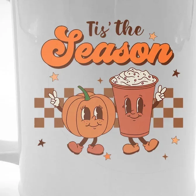 Tis The Season Pumpkin Spice Front & Back Beer Stein