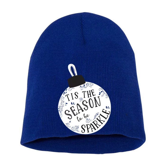 Tis The Season To Christmas Holiday Ornat Meaningful Gift Short Acrylic Beanie