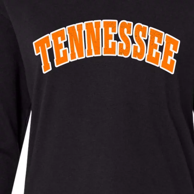 Tennessee TN Souvenir Football Baseball Sport Fans Womens Cotton Relaxed Long Sleeve T-Shirt