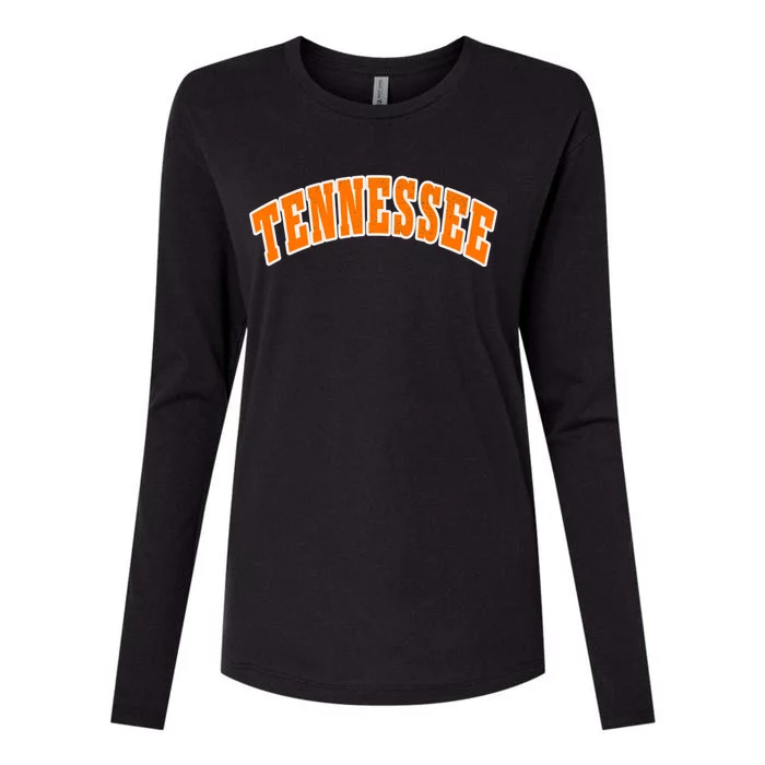 Tennessee TN Souvenir Football Baseball Sport Fans Womens Cotton Relaxed Long Sleeve T-Shirt