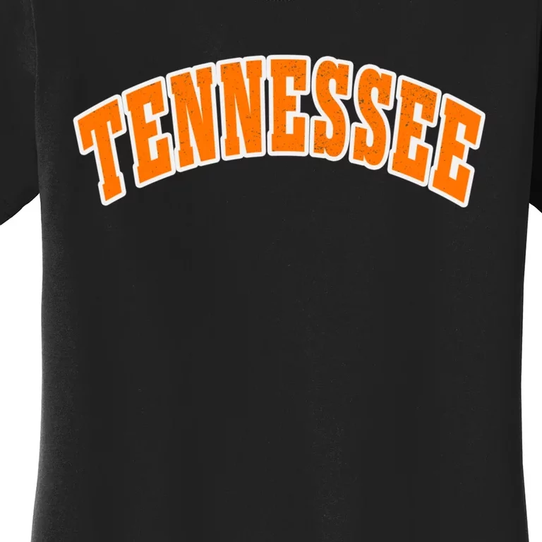 Tennessee TN Souvenir Football Baseball Sport Fans Women's T-Shirt