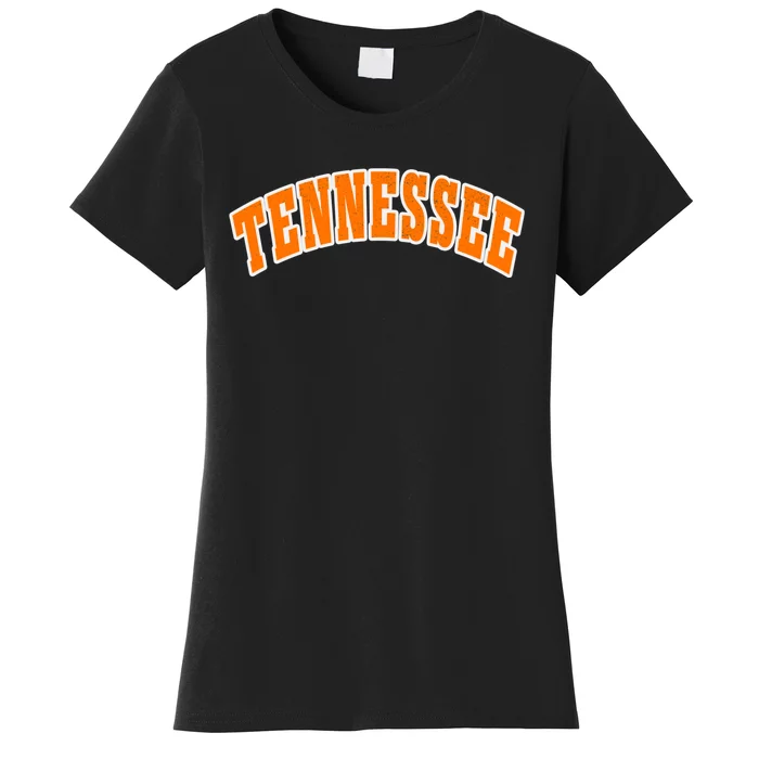 Tennessee TN Souvenir Football Baseball Sport Fans Women's T-Shirt