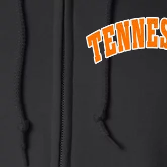 Tennessee TN Souvenir Football Baseball Sport Fans Full Zip Hoodie