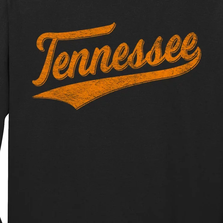 Tennessee TN Souvenir Football Baseball Sport Fans Tall Long Sleeve T-Shirt