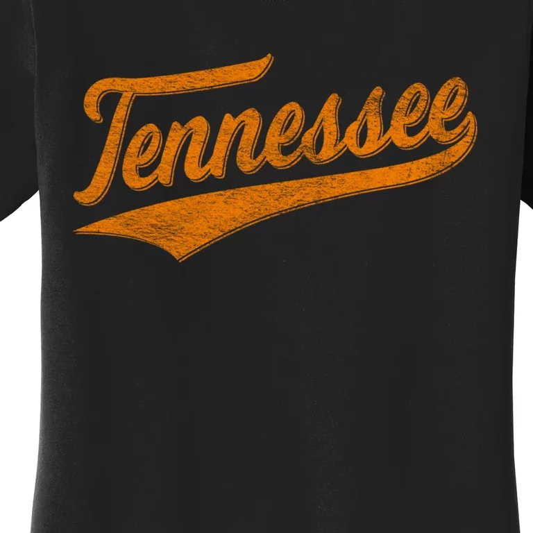 Tennessee TN Souvenir Football Baseball Sport Fans Women's T-Shirt