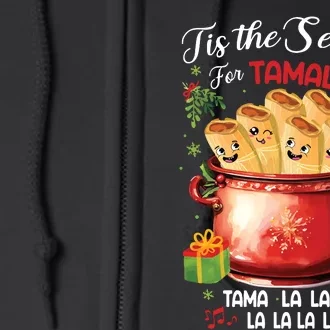 Tis The Season For Tamales Retro Mexican Food Holidays Full Zip Hoodie