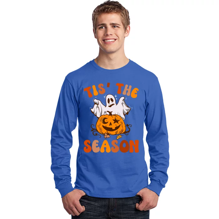 Tis' The Season Spooky Halloween Fall Gift Long Sleeve Shirt