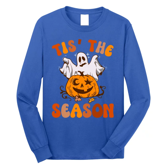 Tis' The Season Spooky Halloween Fall Gift Long Sleeve Shirt