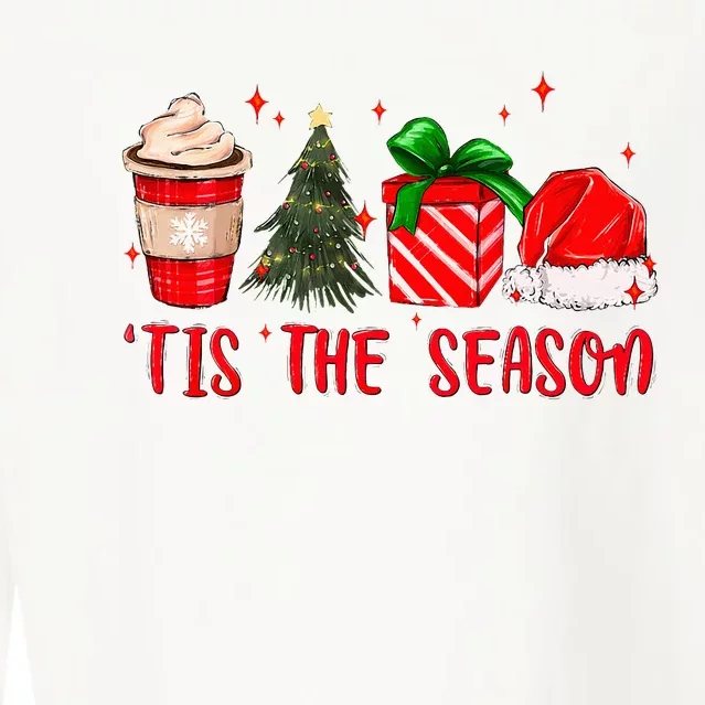 Tis The Season Christmas Vacation Merry Xmas Family Matching Cropped Pullover Crew