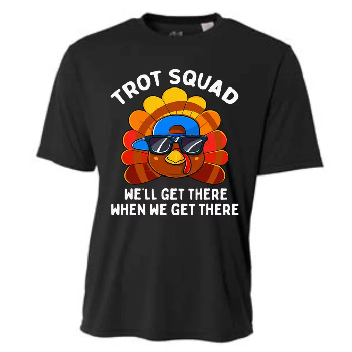 Turkey Trot Squad Thanksgiving Running Cooling Performance Crew T-Shirt