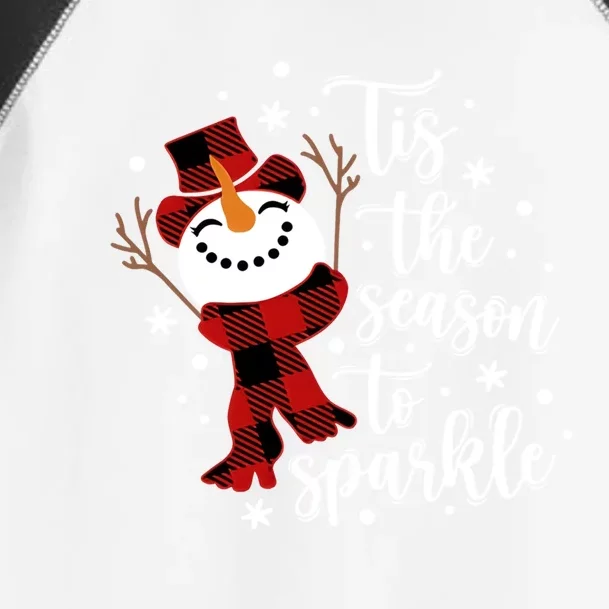 Tis The Season To Christmas Snow Gift Toddler Fine Jersey T-Shirt