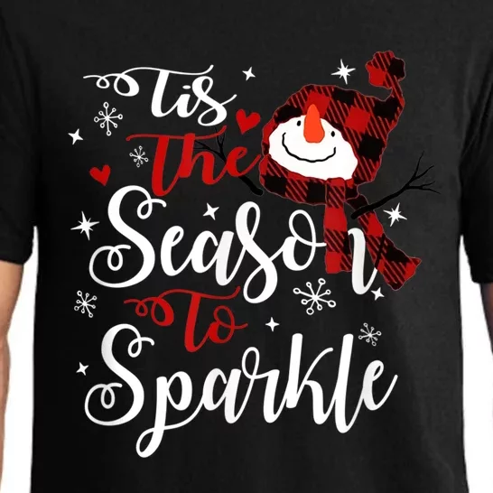 Tis The Season To Crewneck Cool Gift Meaningful Gift Pajama Set