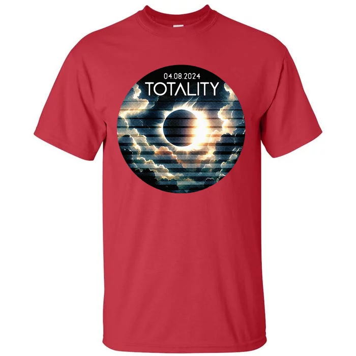 Totality Total Solar Eclipse 2024 Tall T-Shirt