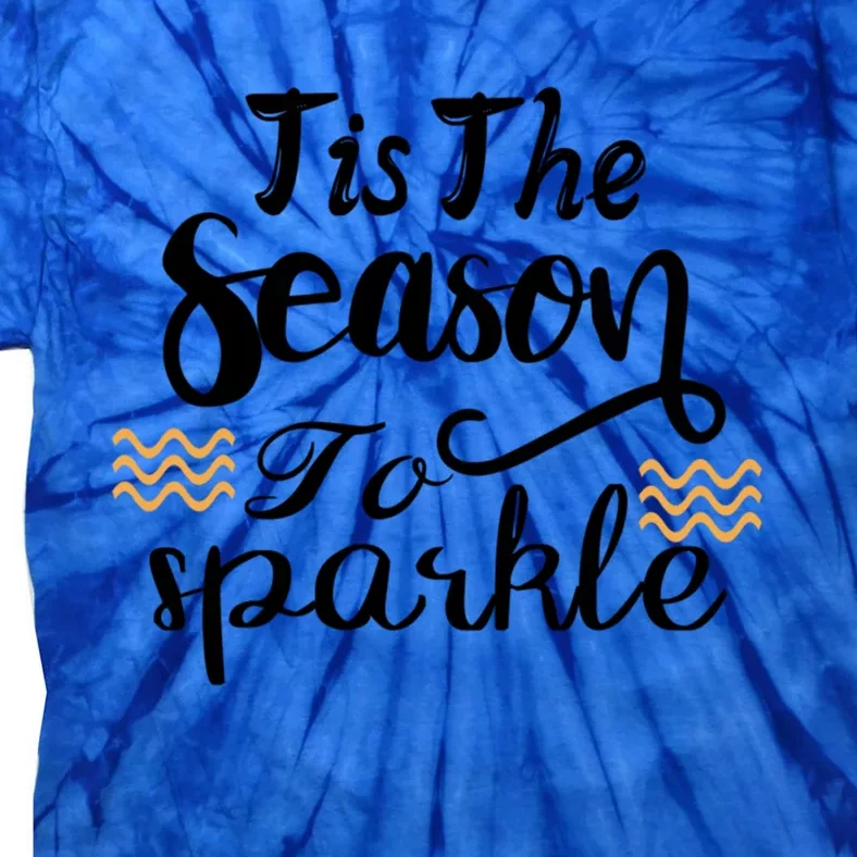 Tis The Season To Cute Feminine Christmas Holiday Gift Tie-Dye T-Shirt